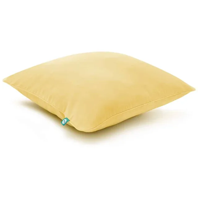 Mumla Basic Bananen Kussensloop 50x60 cm - Zacht Katoen met Rits Geel