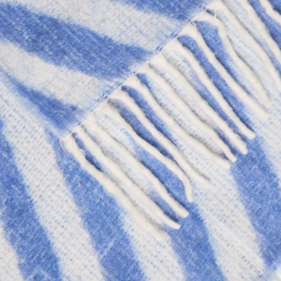 NOUS Living plaid Launac blauw off white, foto 4