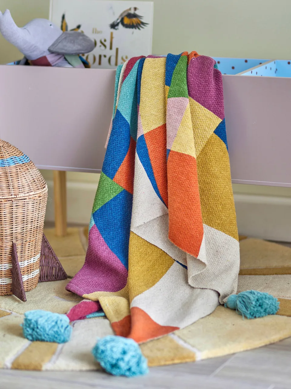 Bloomingville Mini Colorine plaid multicolor multi, foto 4