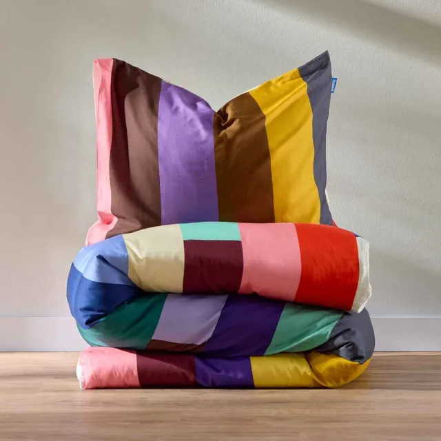 Auping Color Fever - Multi Dekbedovertrek - Eenpersoons 140 x 220 cm - Biologisch katoen - Multi