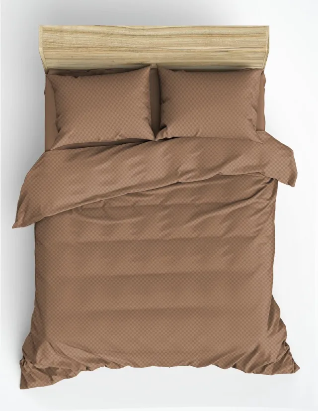 L'essentiel Maison Plaid - Dekbedovertrek - Ranforce - Mink - 200x200 Veelkleurig