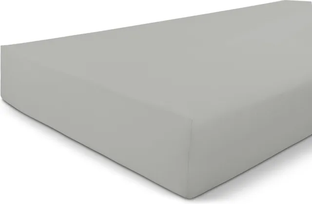 BYRKLUND Jersey Hoeslaken - Hoeslaken 140x200 - 100% Katoen - Licht Grijs