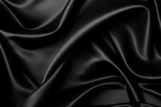 Malbery Zijden Dekbedovertrek 160x200 cm - Luxe Zwart