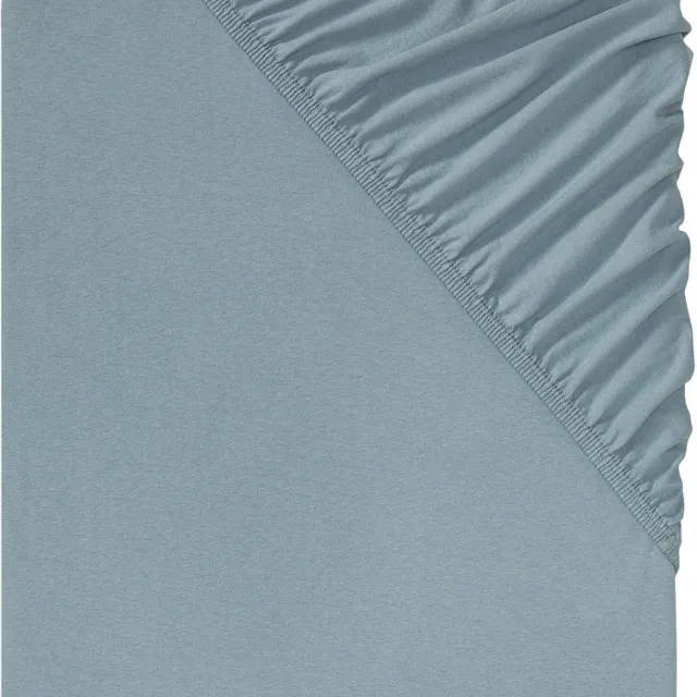 Kaufland Hoeslaken - 140-160 x 200cm - Lichtblauw - Polyester/Katoen