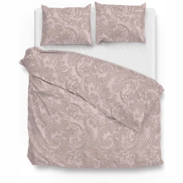 Zohome Dekbedovertrek Paisley-di-Lino - Abstract Bedlinnen - Beige - Dekbedhoes van 100% Katoen, foto 3