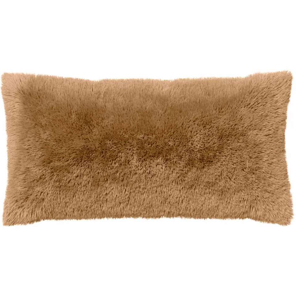 vidaXL Kussensloop 6 st HEERLEN Taupe 40 x 80 cm PV Fleece