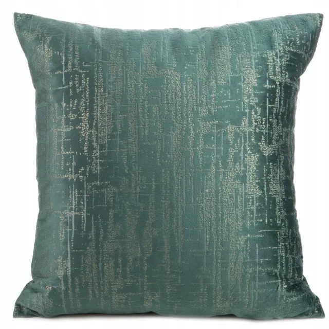 Eurofirany Groene Velours Sierkussenhoes 40x40 cm - Zacht en Stijlvol