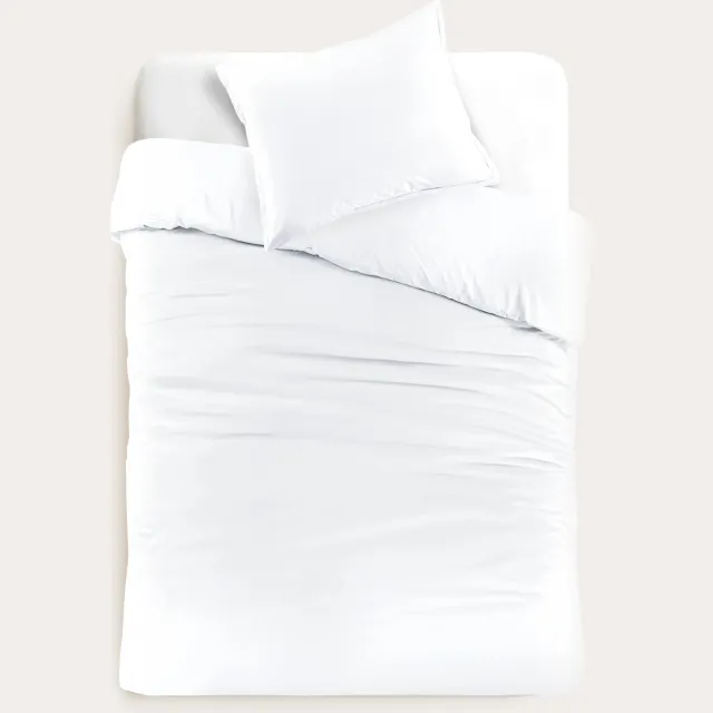 Studio LIVIT percale dekbedovertrek wit