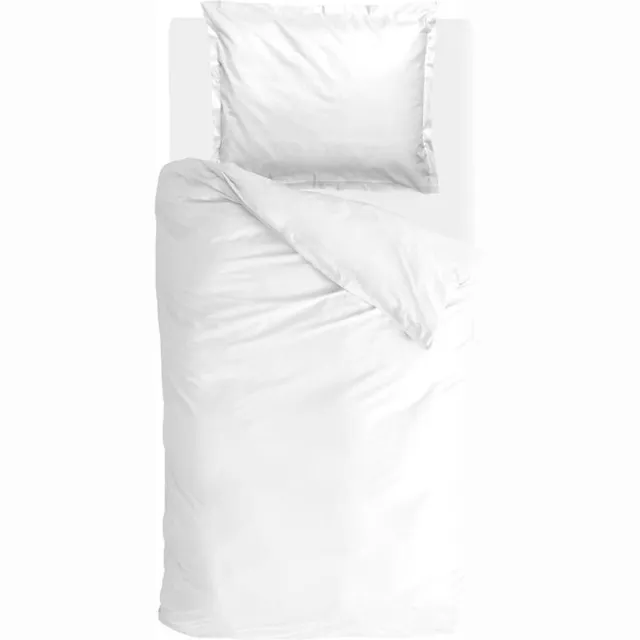 Walra Dekbedovertrek Vintage Satin - 135x200 - 100% Katoen - Wit