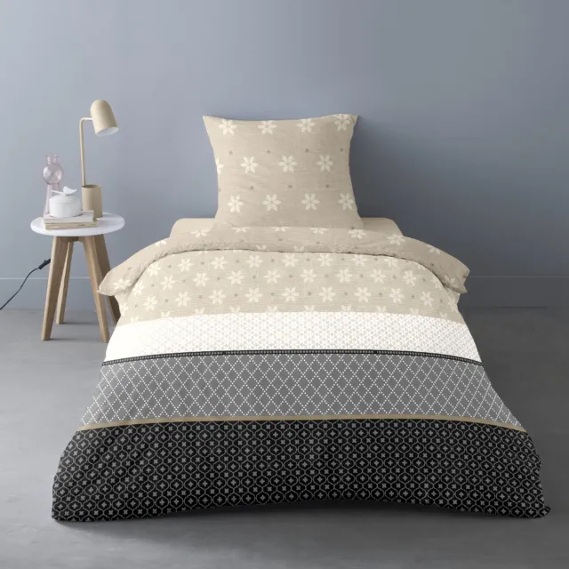 Better Nights Better Night - Luxe Polar Fleece dekbedovertrek Ariel - kussensloop zwart