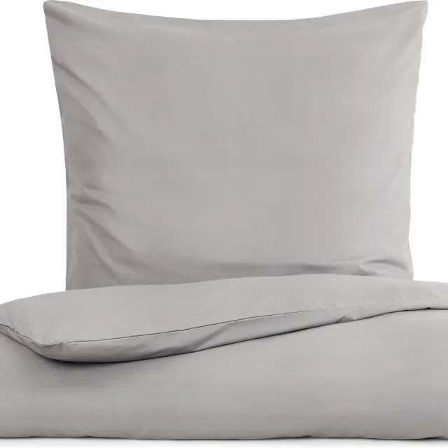 Lumaland Premium beddengoed 200x200cm grijs
