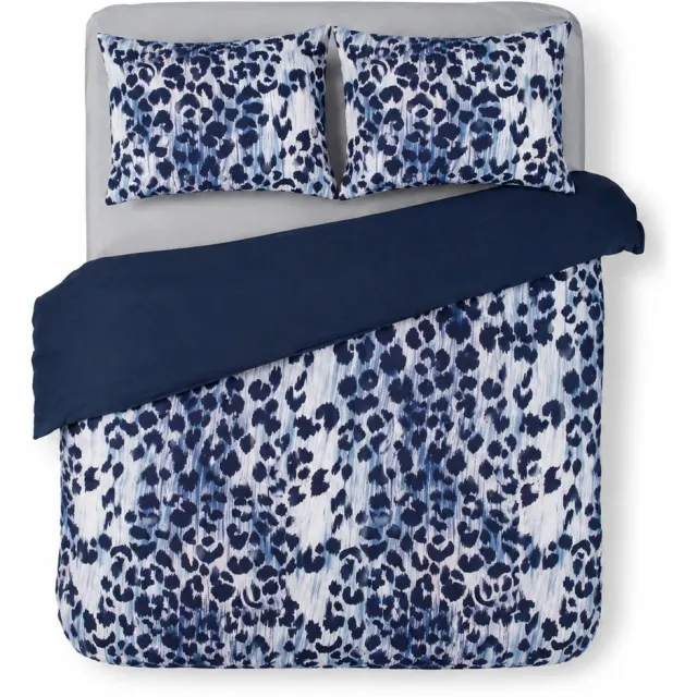 Eleganzzz Dekbedovertrek Ice Leopard - Multi - Dekbedovertrek 200x200/220cm - Micropercal -Tweepersoons - Dekbedovertrekken - Panterprint Dekbedovertrek
