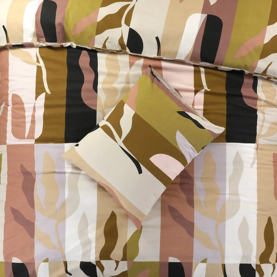 NOUS Living katoenen dekbedovertrek 2 persoons (200x220 cm) multi, foto 3