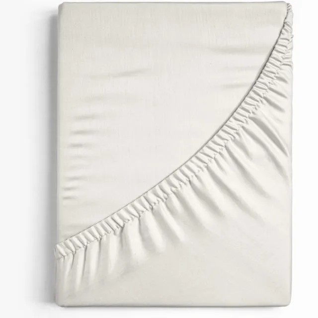 Dreamhouse Katoen Hoeslaken - 140x200 cm - Creme - Tweepersoons