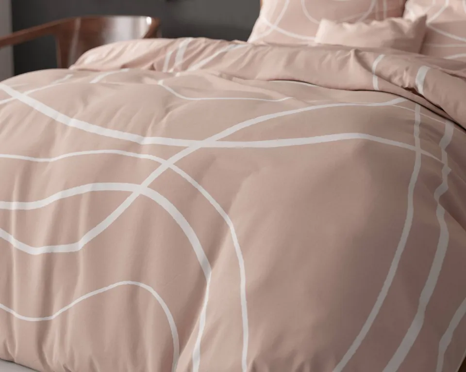 Sleeptime dekbedovertrek met print roze, foto 5