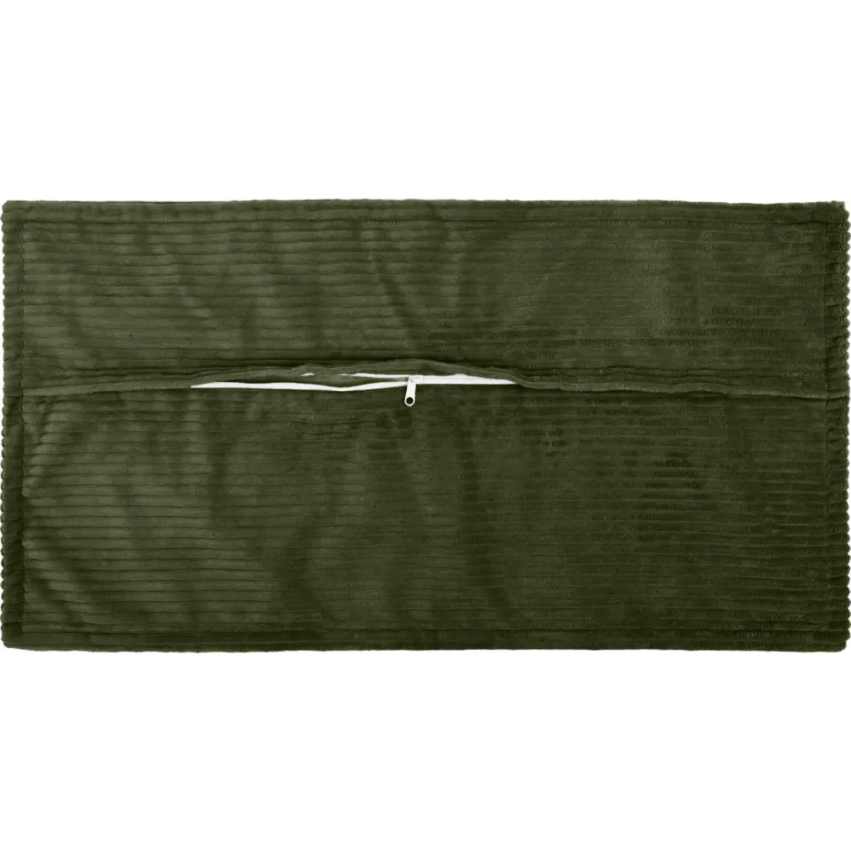 vidaXL Kussensloop 6 st HOUTEN Groen 40 x 80 cm corduroy, foto 4