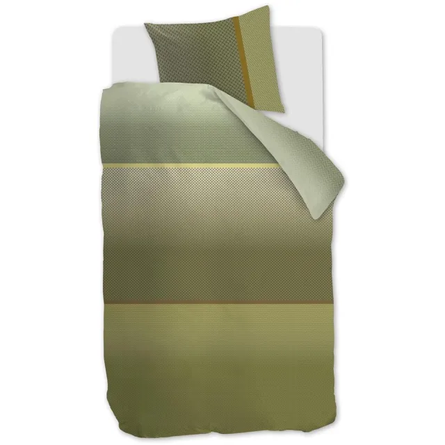 Kardol Alluring dekbedovertrek - Eenpersoons - 140x200/220 - Olijfgroen
