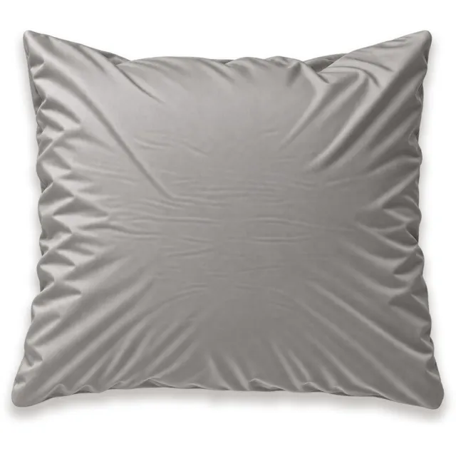 AMSTELINEN Kussensloop - 60 cm * 70 cm - 100% Biologisch Katoen 300 TC Satijn - Pebble Grey – Zacht & Comfortabel (1)