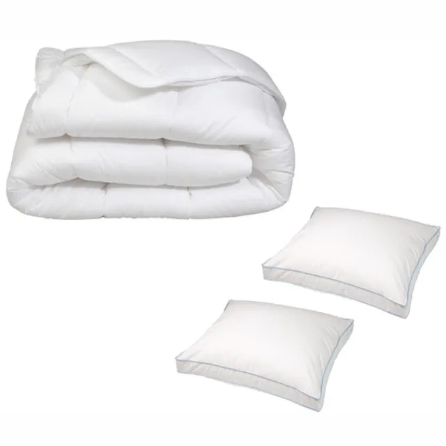 Moonlight - Dekbedden Combi Deal! Moonlight Dekbed 260x220 XL + 2 Valeria Hoofdkussens Wit