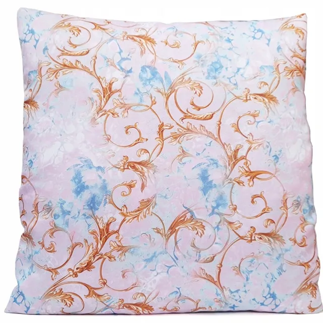 FPH Świat Natalii Decoratieve Kussensloop 50x50 - Gouden Ornament Rozen