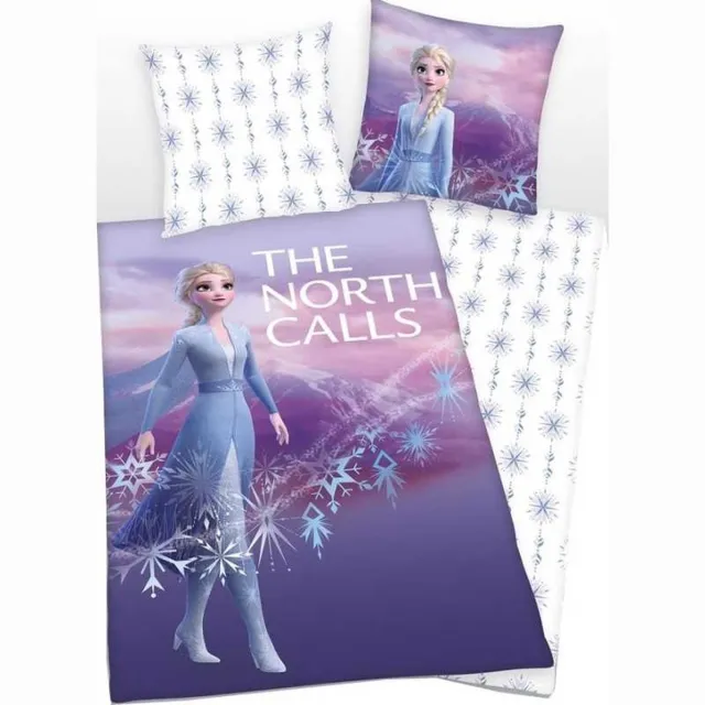 Disney Frozen dekbedovertrek - eenpersoons - Anna, Elsa dekbed 140 x 200 cm. The North Calls Multi