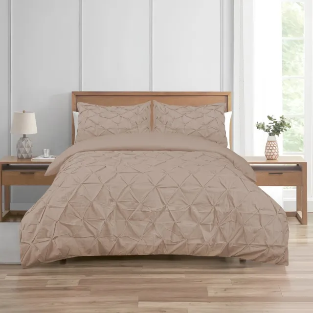 Beau Maison Dekbedovertrek Augustine Taupe 240x200/220 cm + 2 kussenslopen