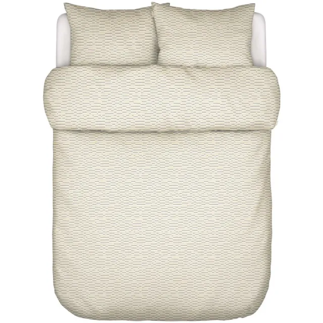 Marc O'Polo Harpa Dekbedovertrek Biologisch Katoensatijn Oatmeal - Tweepersoons – 200x200/220 cm