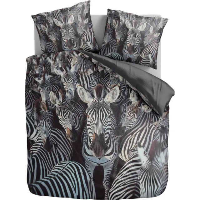 Zydante Dekbedovertrek Set – Dekbedhoes met Print – met 2 Kussenslopen - Savanna Stripes