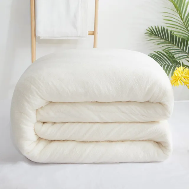 Jaquet Bedding Herfst-Winter dekbed, 100% Katoen zowel de Tijk als de Vulling/Tweepersoons-220x240cm-Anti Allergie-Wit Wit-Herst Winter