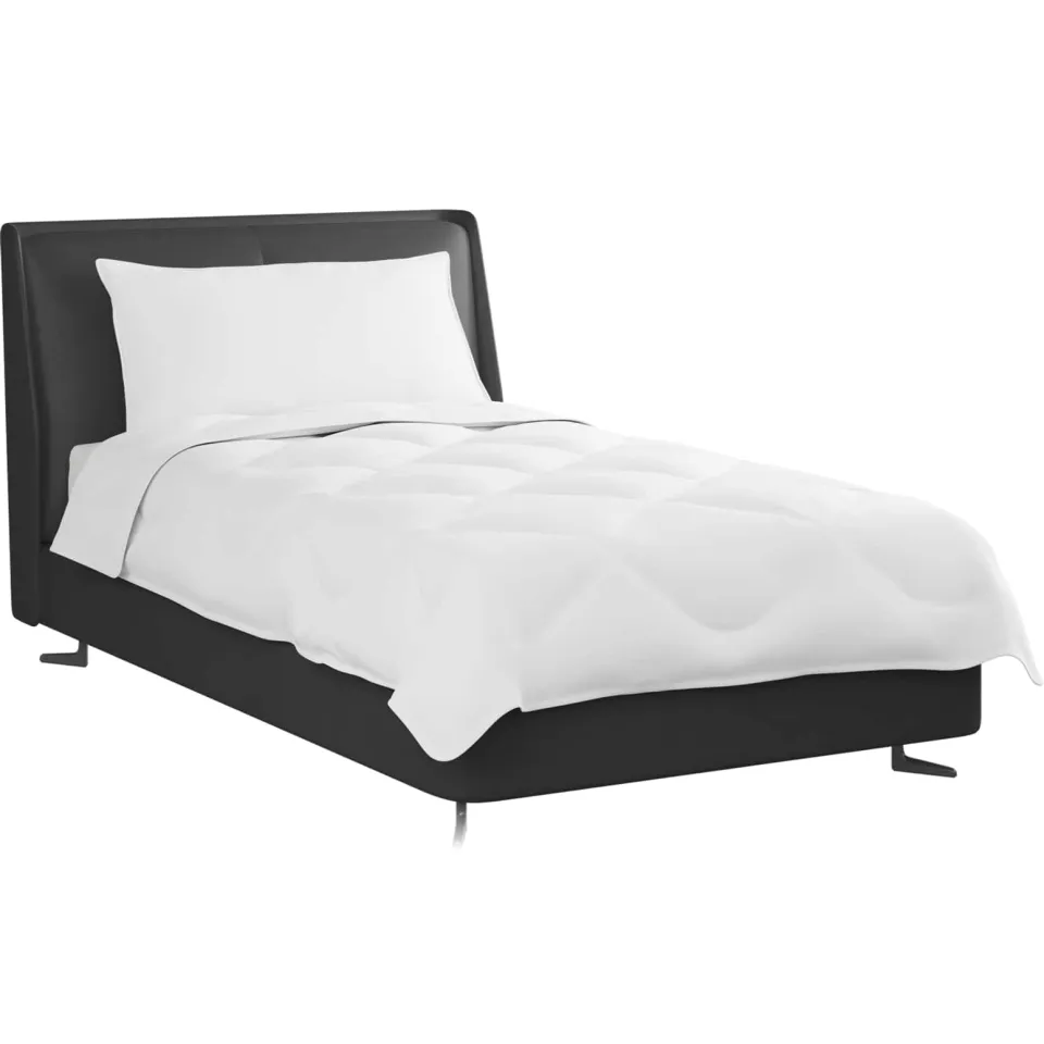 vidaXL Zomer Dekbed met kussen 2 st Wit Microvezel, foto 2