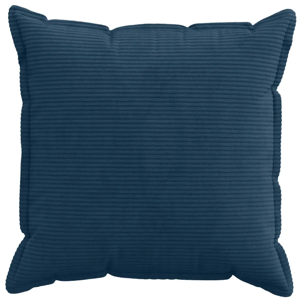 vidaXL Kussensloop 2 st HOUTEN Marineblauw 55 x 55 cm corduroy