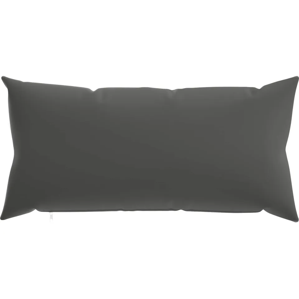 vidaXL Kussensloop 2 st HEERLEN Antraciet 40 x 80 cm Polyester Anthraciet