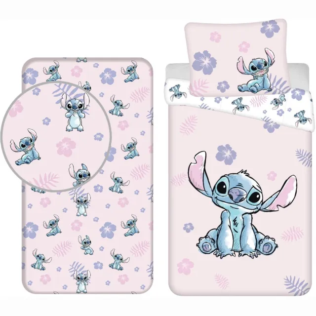 Lilo & Stitch Dekbedset - Dekbedovertrek - Hoeslaken - Kussensloop - Blauw Meerkleurig
