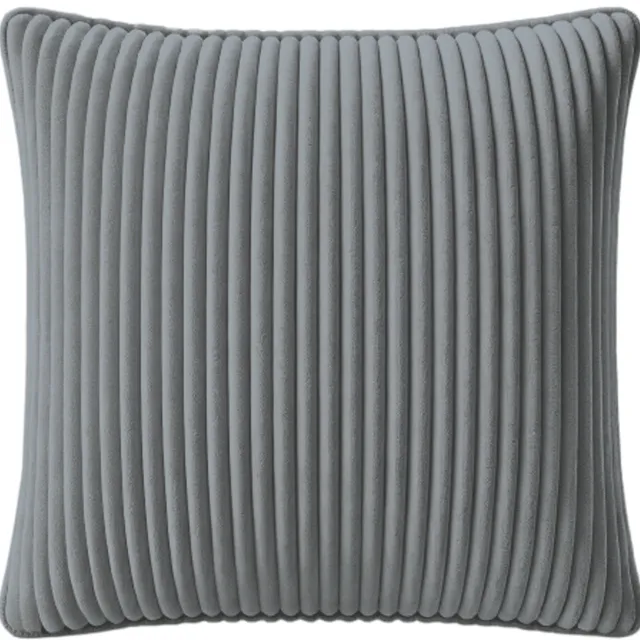 MMO-EURO Martyna Opiełka Decoratieve Kussenslopen 100x40cm Velours Corduroy Grijs