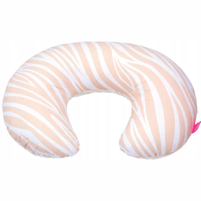 Motherhood Justyna Garstecka Motherhood Beanbaghoes Zebra Zalmtint - Katoen met Rits