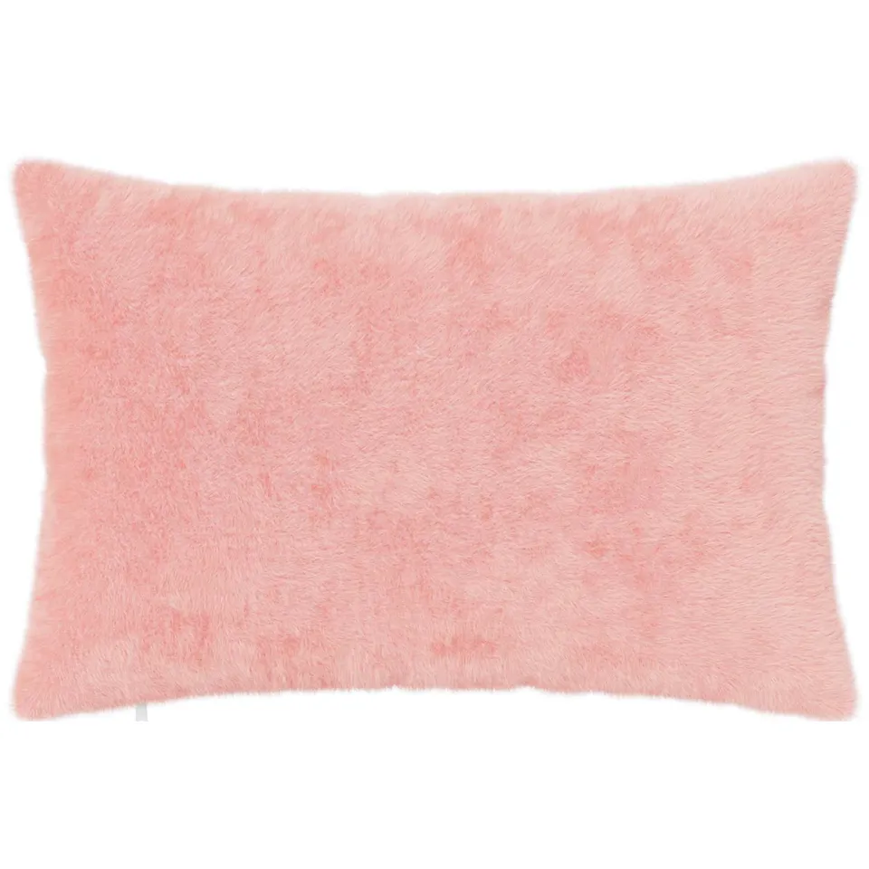 vidaXL Kussensloop 2 st HEERLEN Roze 50 x 70 cm Nep Konijnenbont