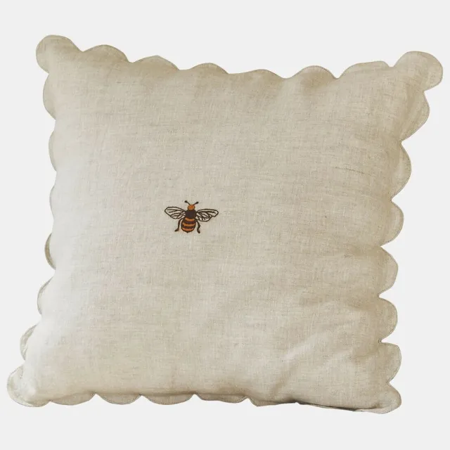 Loberon Kussenhoes Fluttery beige
