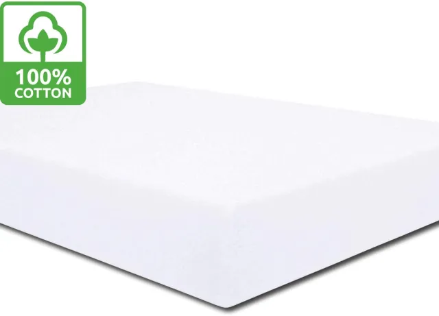 Beterkatoen Hoeslaken 90x220 - 100% Katoen - Hoekhoogte 30cm - Hotel - Wit