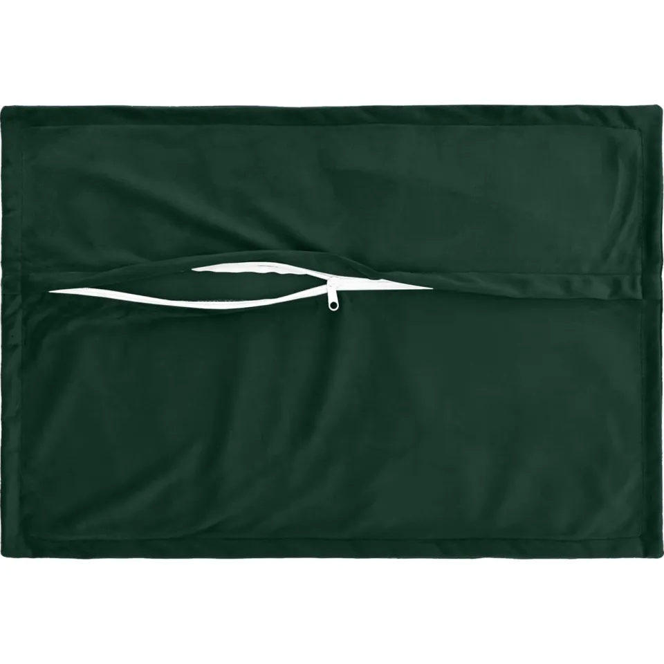 vidaXL Kussensloop 6 st HOUTEN Donkergroen 30 x 50 cm Fluweel groen, foto 4