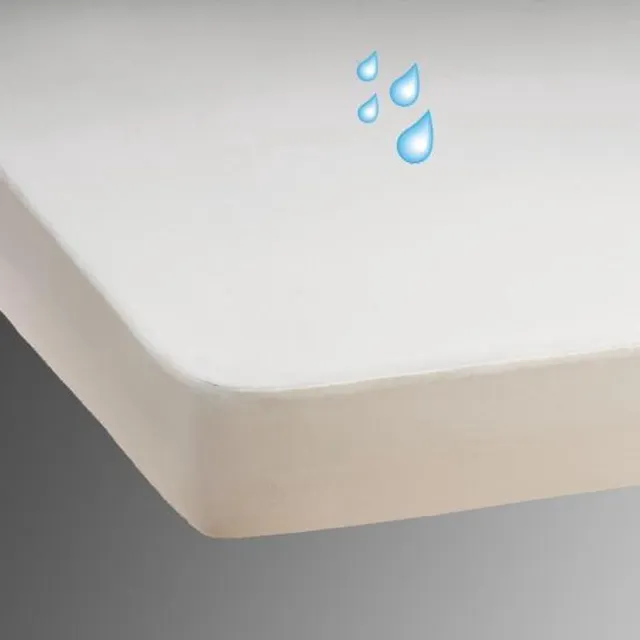 24-Bedding Duopak 2 stuks !! - Waterdicht molton hoeslaken - Incontinentie hoeslaken 80x200 cm Wit