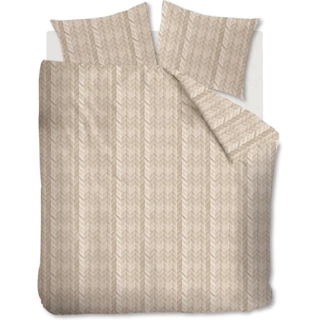 At Home Fold - Dekbedovertrek - Tweepersoons - 200x200/220 cm - Natural Crème