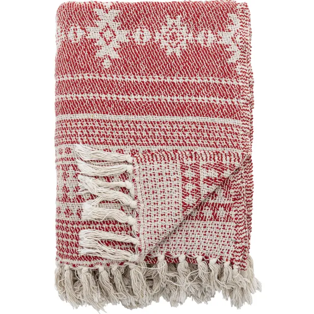 Bloomingville Oia plaid rood