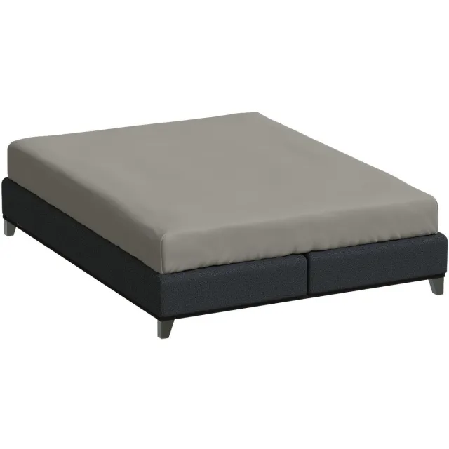 Bella Donna Lits-Jumeaux Hoeslaken Jersey - platina-0125 180/200-200/220