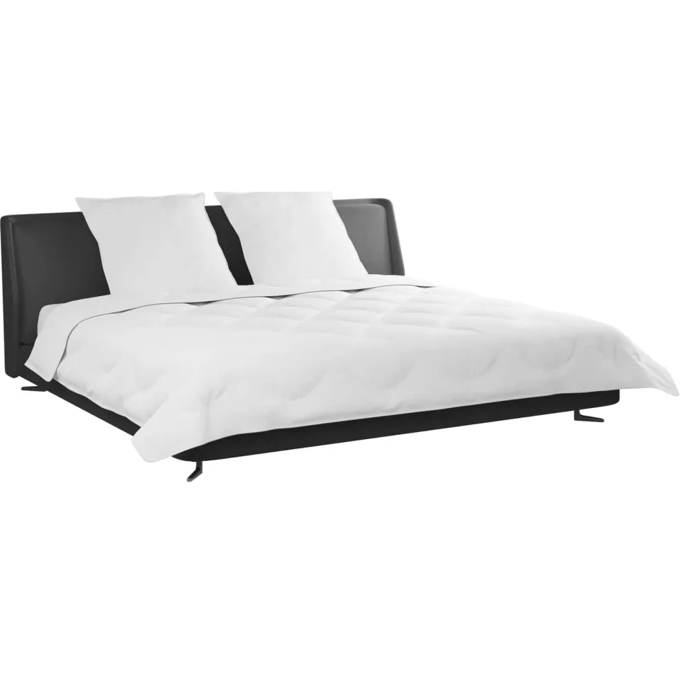 vidaXL Winter Dekbed met kussen 3 st Wit Microvezel, foto 2
