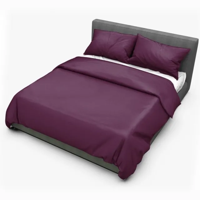 Dream Sheets Marrakesh - Dekbedovertrek - Katoen Satijn - Burgundy Bold - Bordeauxrood, foto 2