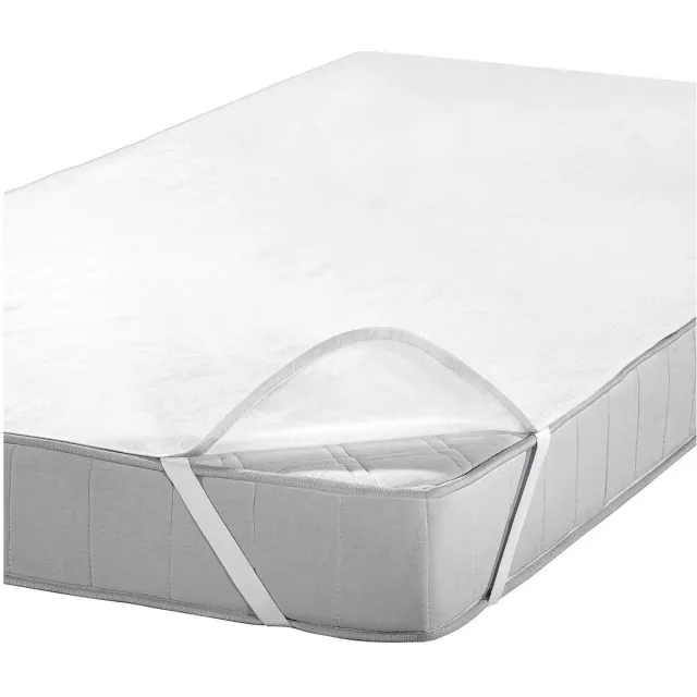 SETEX Badstof matrasbeschermer maten: 140 x 200 cm wit