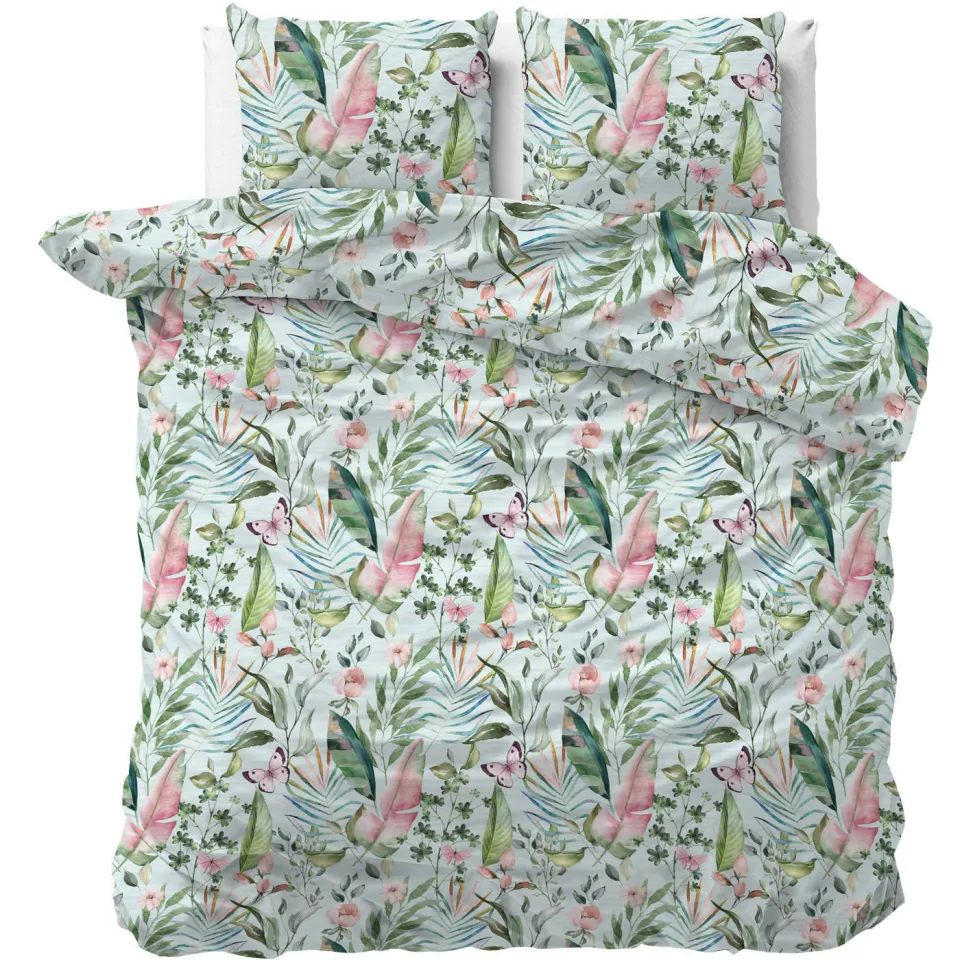Sleeptime polyester dekbedovertrek groen