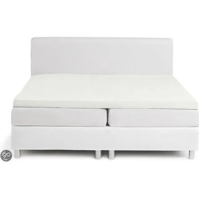 Damai Topcover katoen 160 x 210 Ivoor Standaard - tot 8 cm matrashoogte - Nightkiss Beige