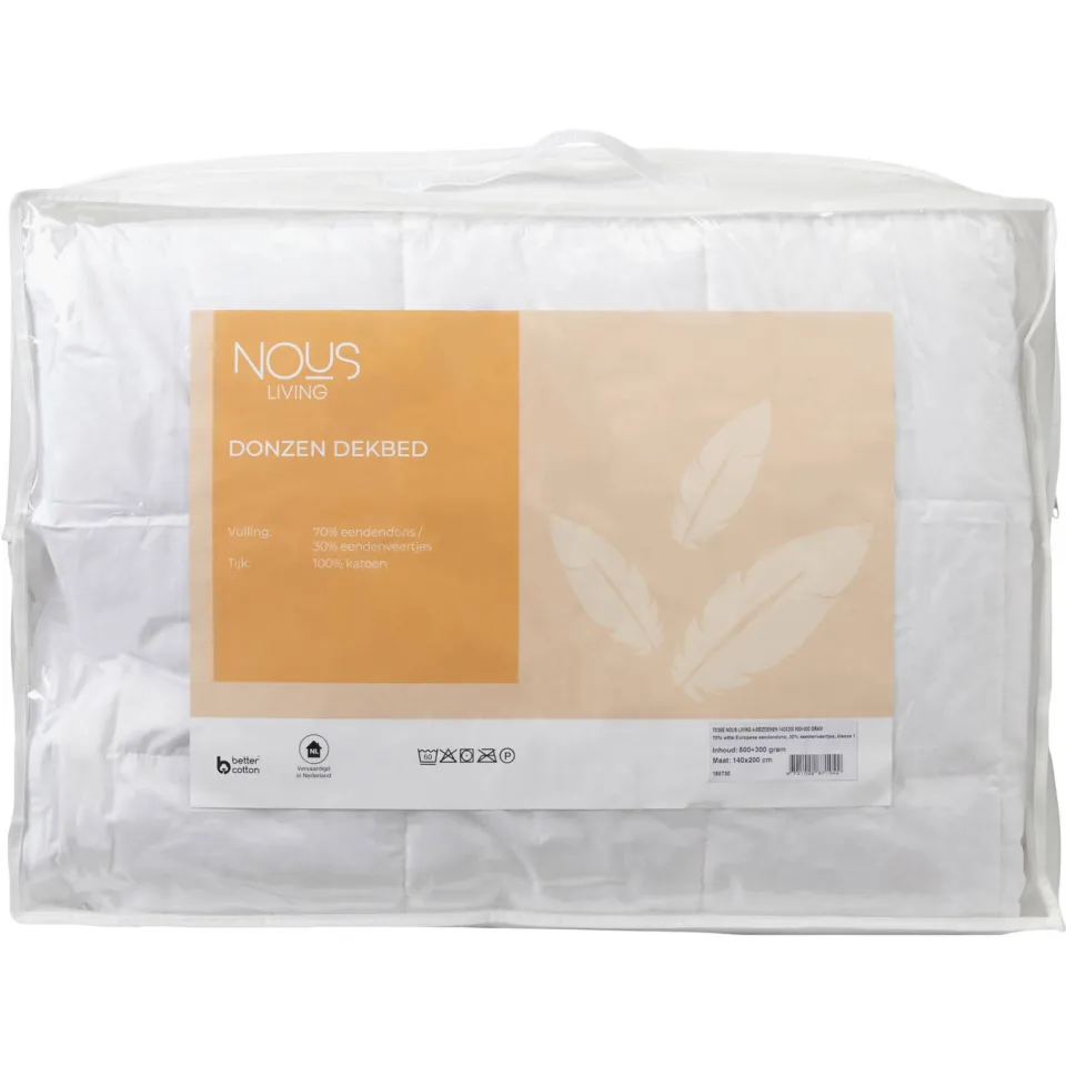 NOUS Living 4-seizoenen dekbed - 70% dons wit, foto 4