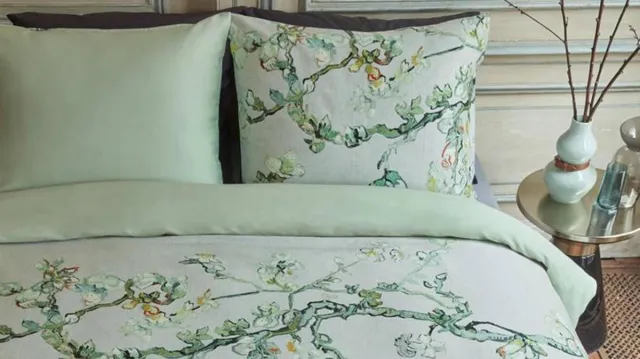 Beddinghouse x van GOGH Blossom Dekbedovertrek - Grey Grijs